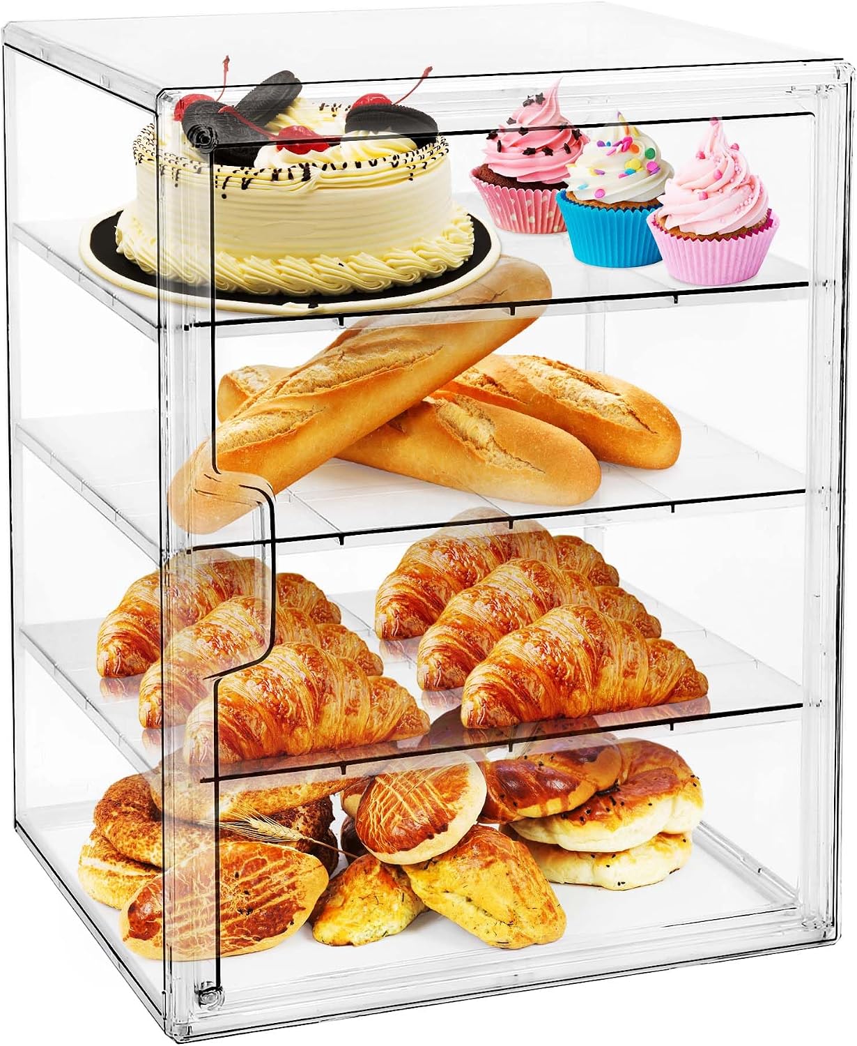 Kitchen Baking Storage Containers - Pastacılık Teşhir Dolabı, Mutfak Tezgahı için