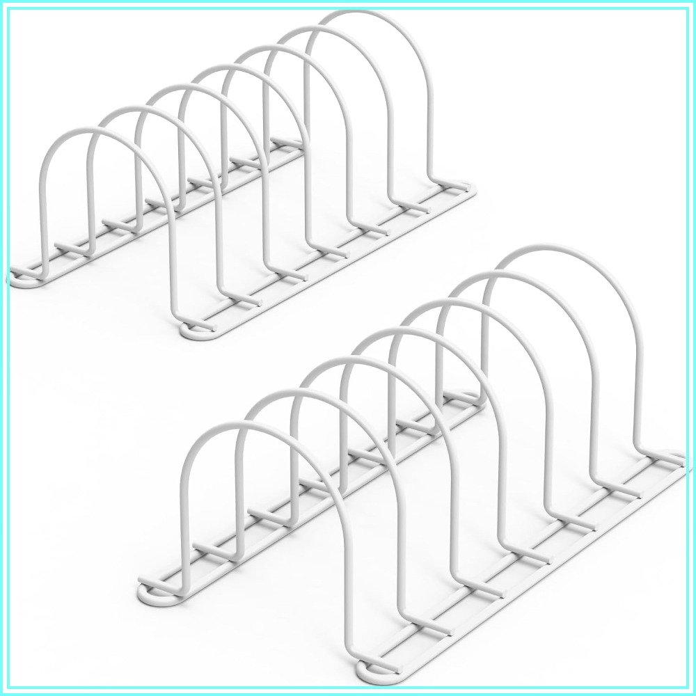 Kitchen Cabinet Baking Sheet Organizer - Dolap için Dikey Tabak Düzenleyici, Tencere