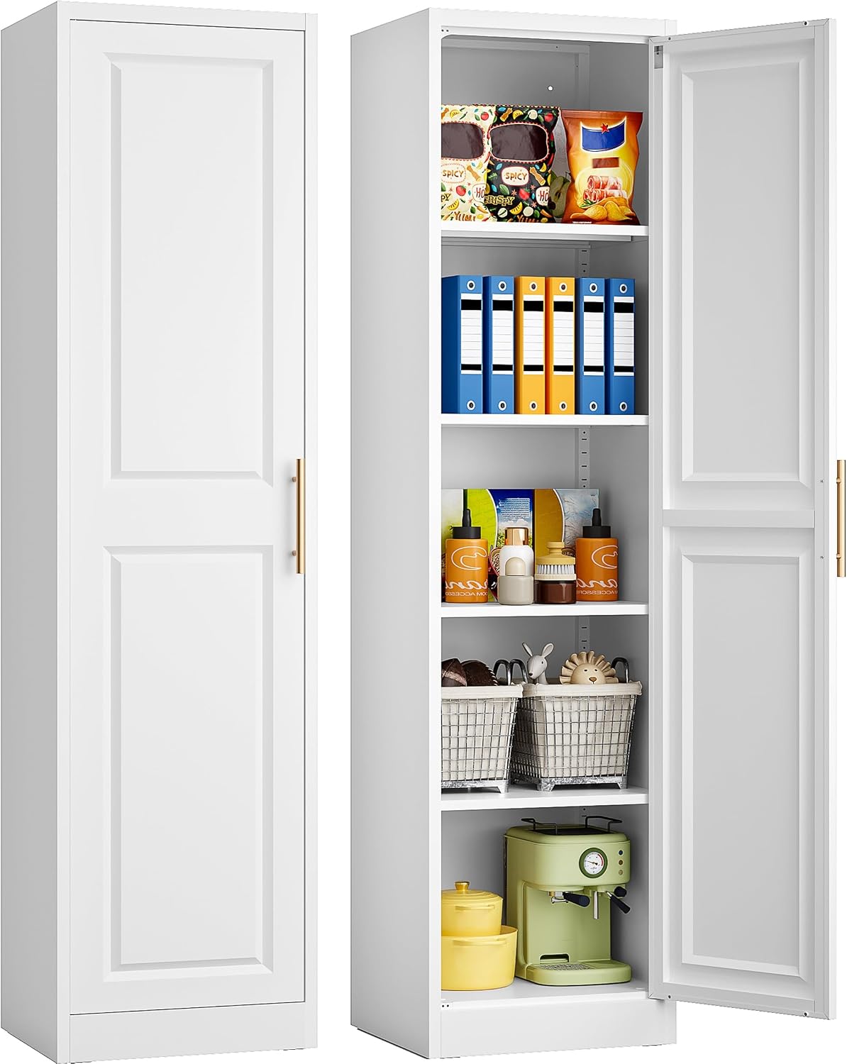Kitchen Baking Storage - Uzun Dar Depolama Dolabı Tek Kapılı
