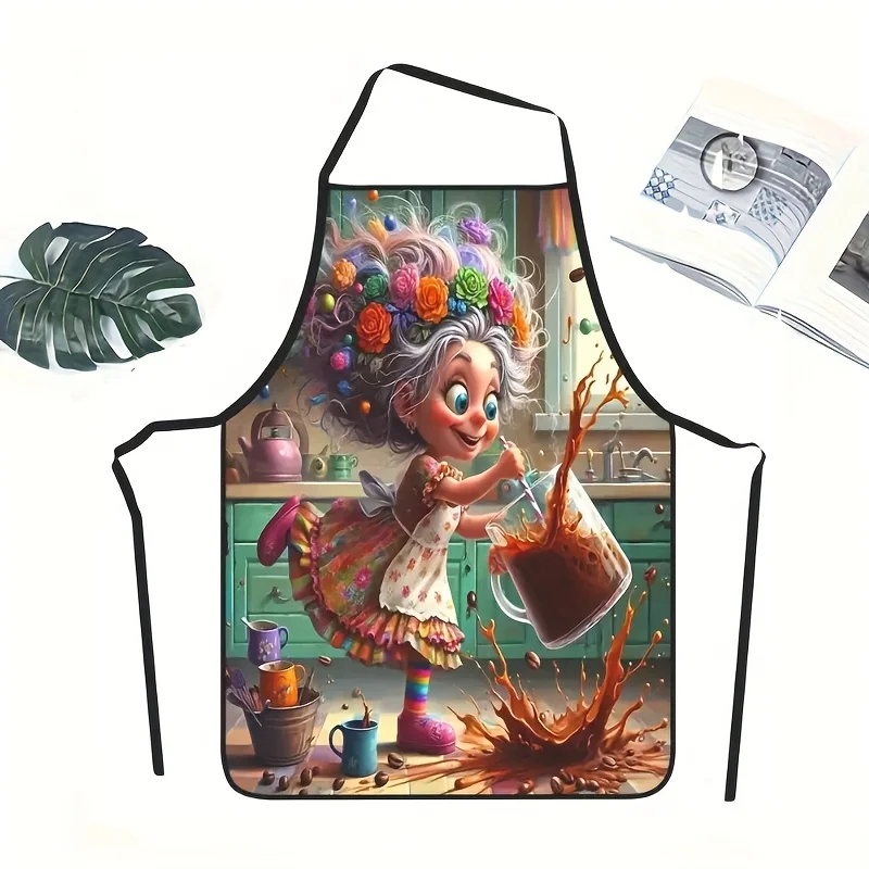 Kitchen Witch Baking - Sevimli Cadı Mutfak Önlüğü - Komik