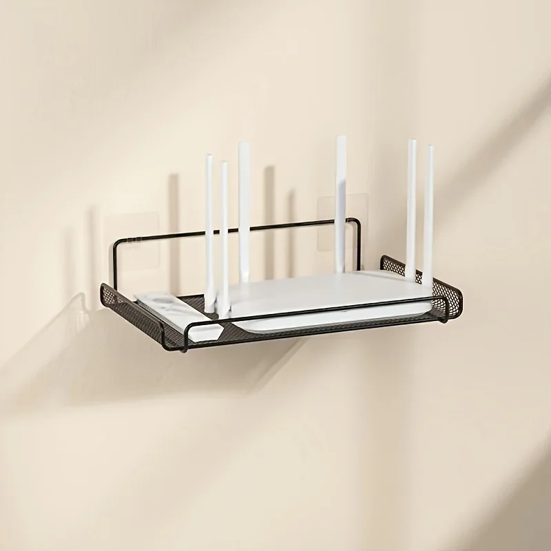 Kitchen Baking Storage - Paslanmaz Çelik Router Rafı Deliksiz WiFi