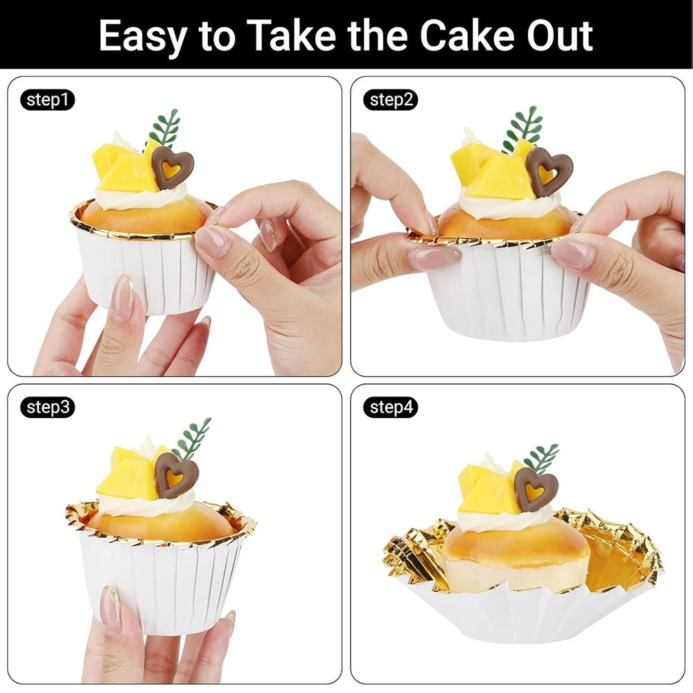 50 adet kek kalıbı kağıt kek s - Kitchen Equipment For Baking incelemesi ve fiyatı