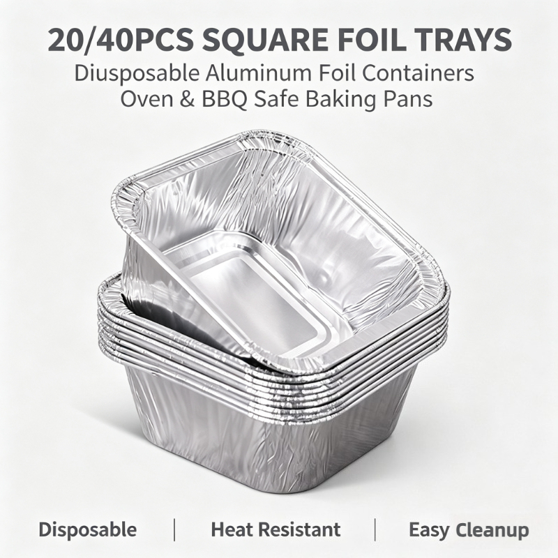 20/40 Adet Kare Tek Kullanımlı - Kitchen Baking Storage Containers incelemesi ve fiyatı