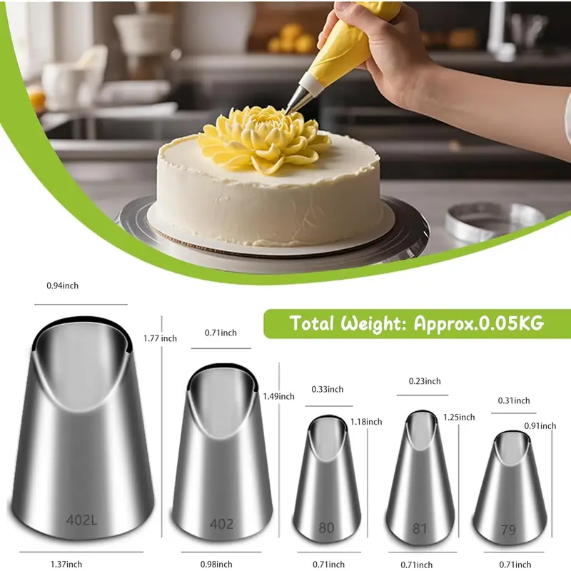 5 adet paslanmaz çelik boru no - Kitchen Equipment For Baking incelemesi ve fiyatı