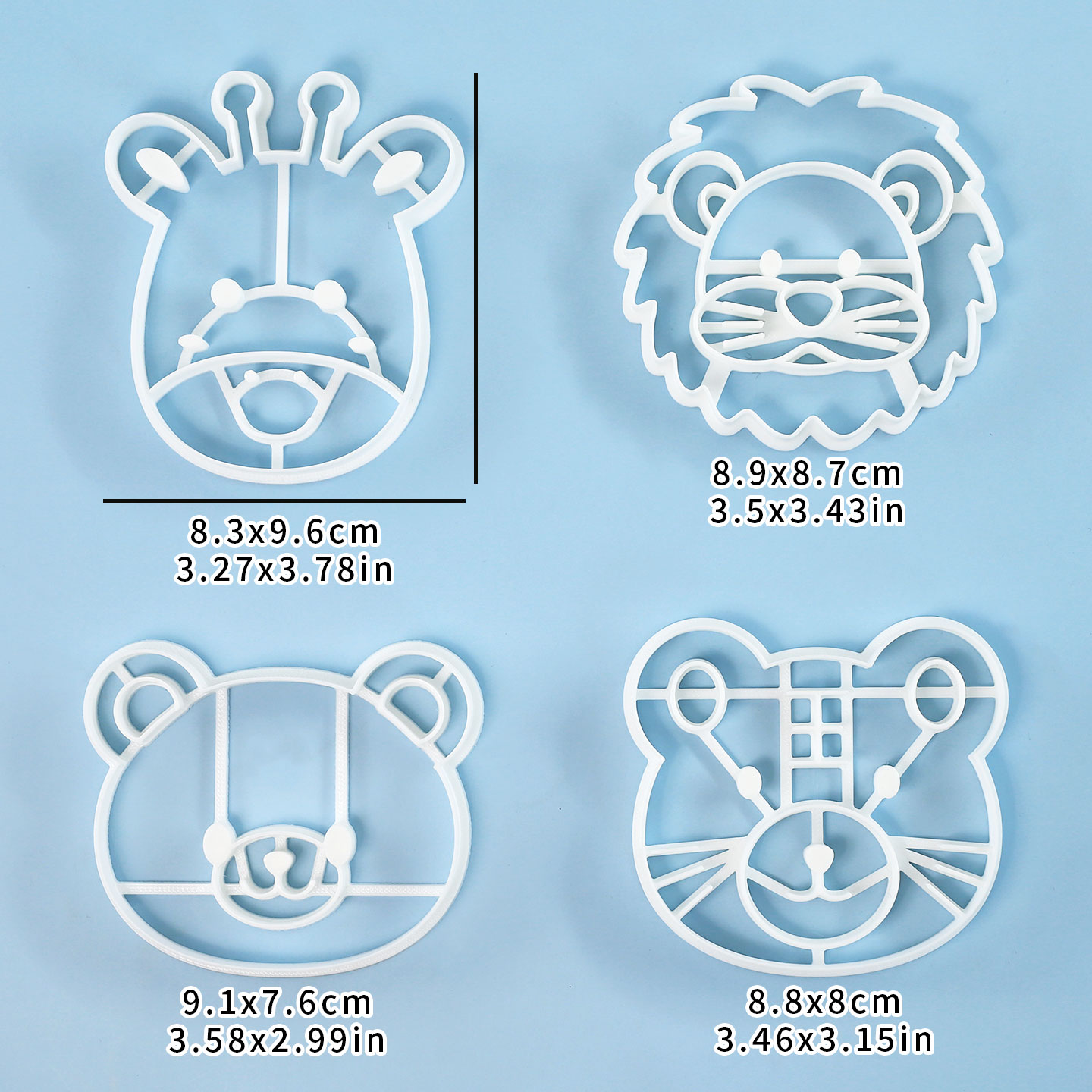 4 Parça Hayvan Figürlü Kurabiy - Kitchen Equipment For Baking incelemesi ve fiyatı