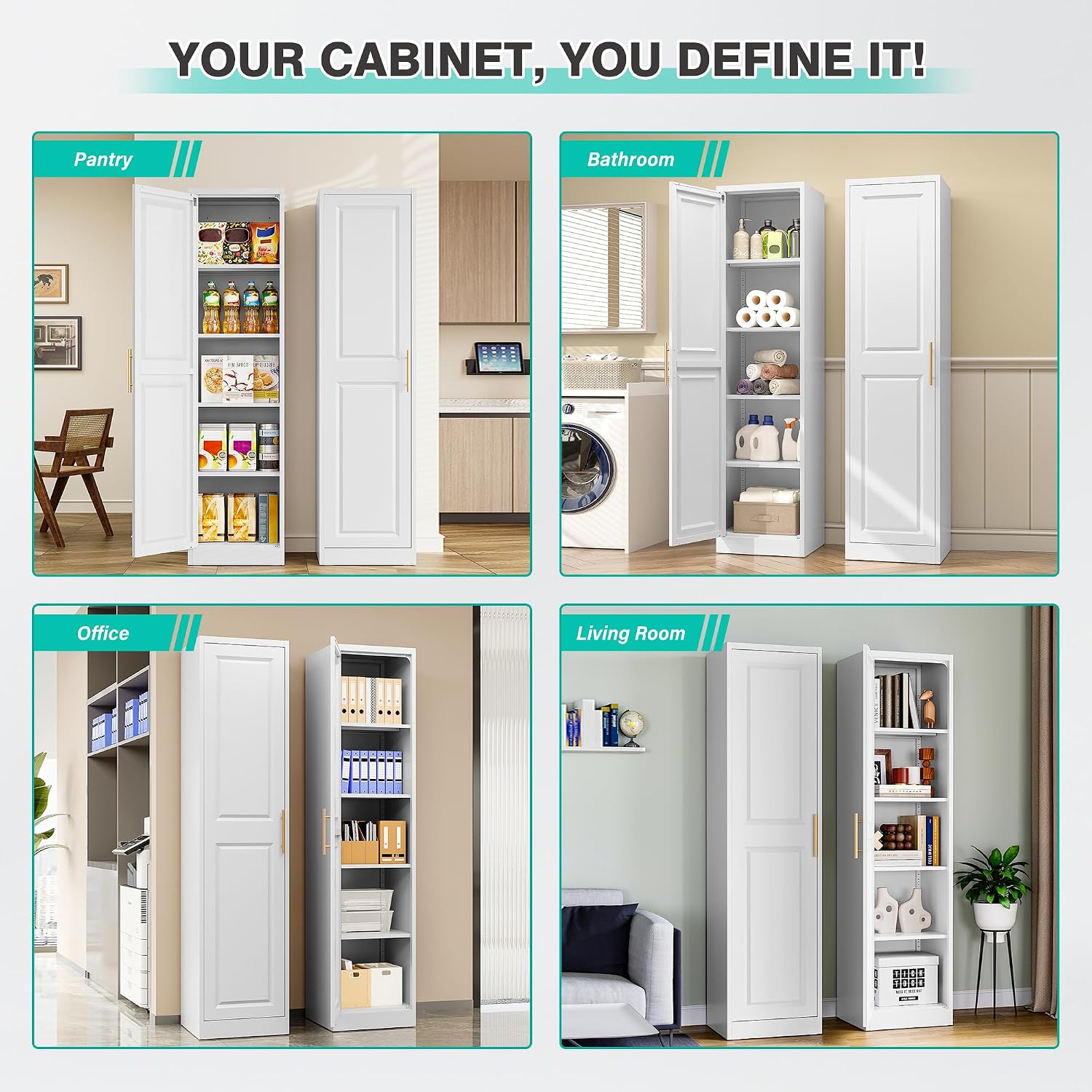 Uzun Dar Depolama Dolabı Tek K - Kitchen Baking Storage incelemesi ve fiyatı